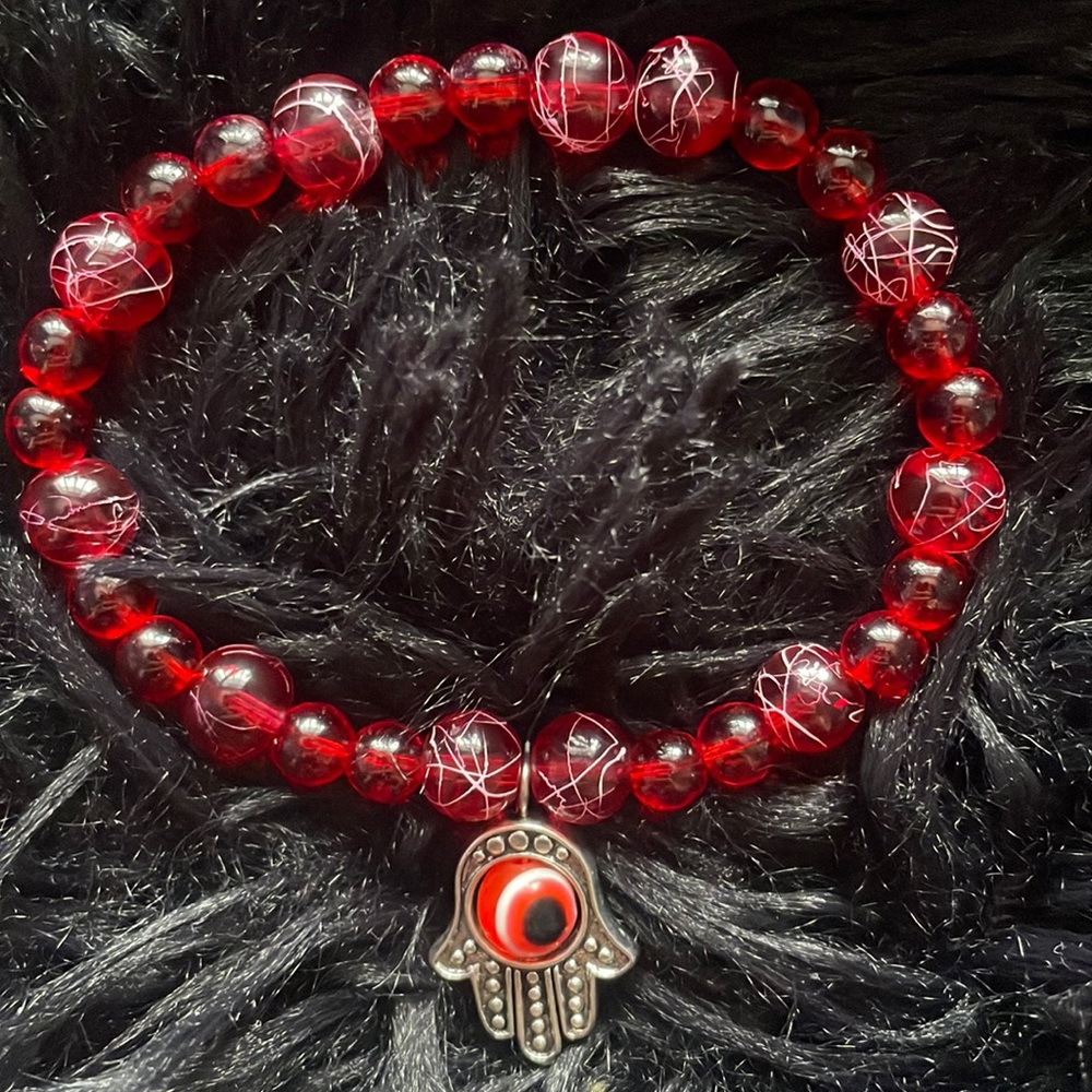 Evil eye Braclets (red)